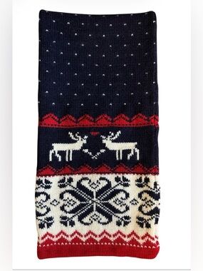 Vintage Rugby Ralph Lauren by Superior Outdoor Clothing Fair Isle Wool Scarf